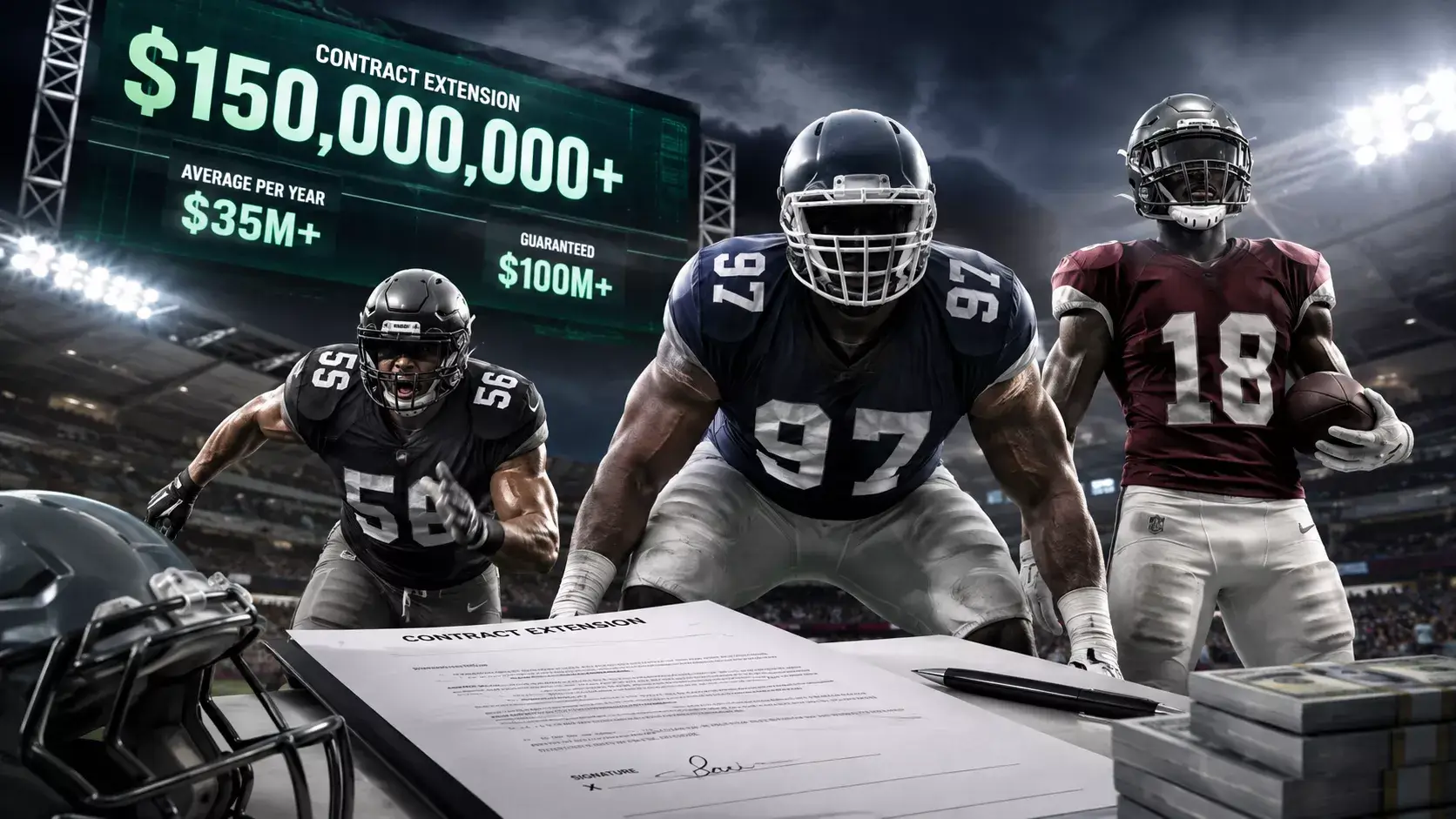 Biggest NFL Contract Extensions of the 2026 Offseason and What They Mean
